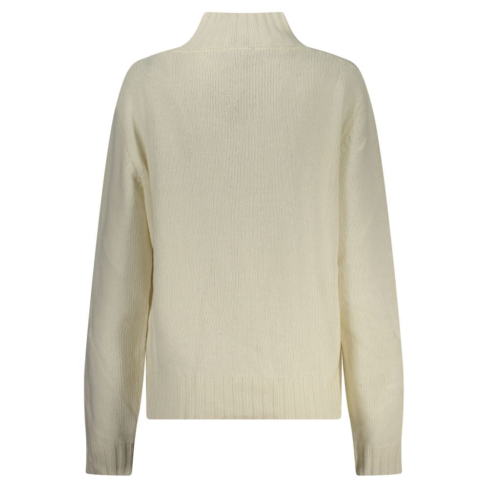 White Polyamide Women's Sweater - ventzia
