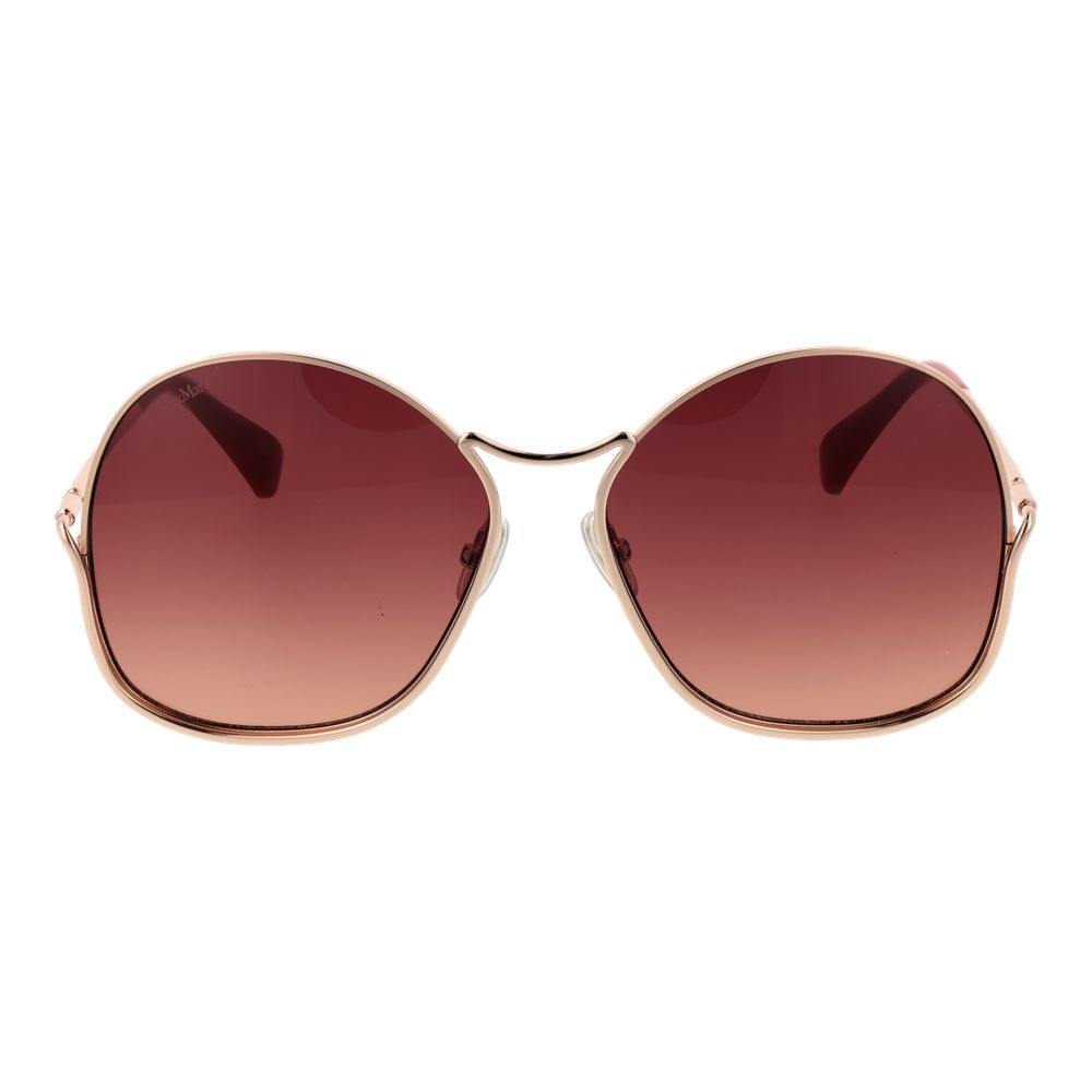 Rose Gold Metal Sunglasses - ventzia