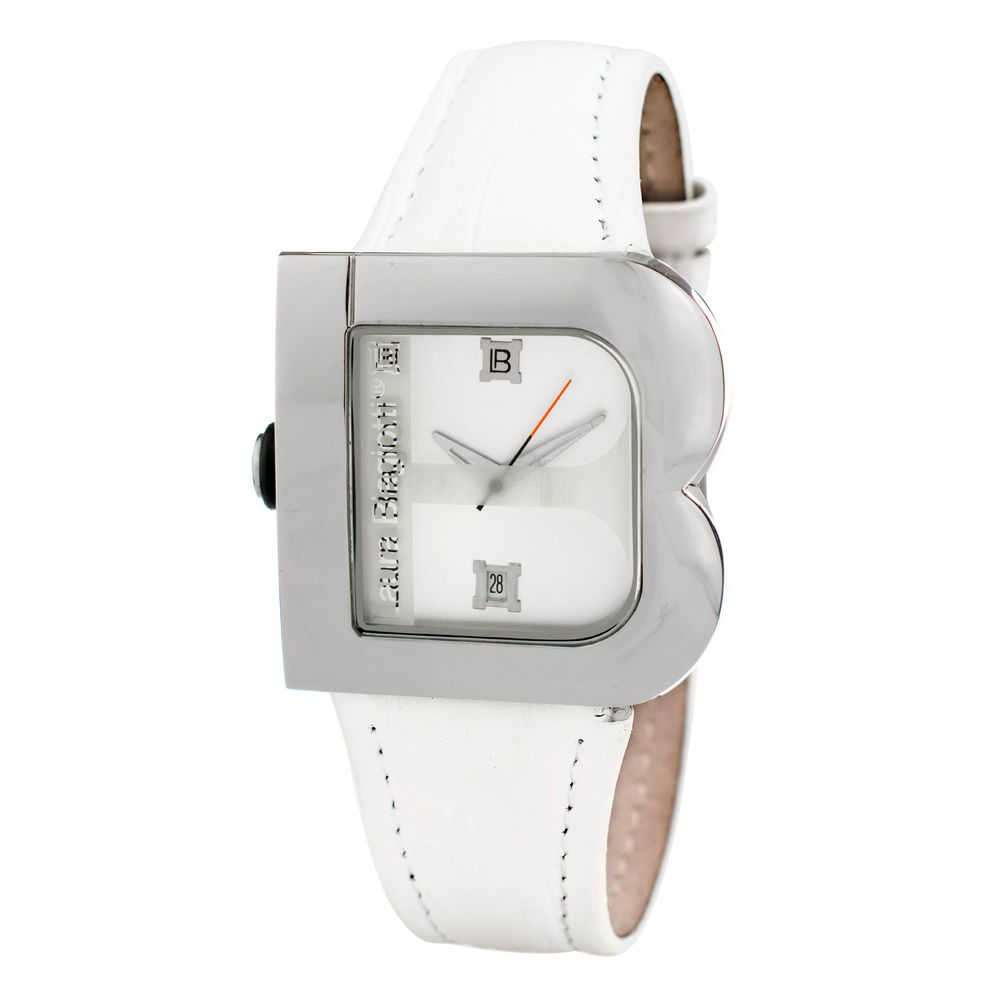 White Leather Dress Watch - ventzia