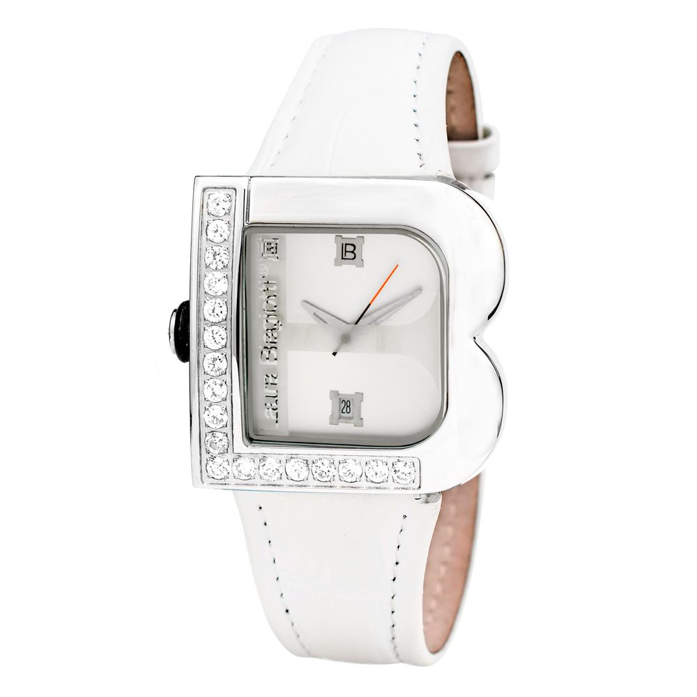 White Leather Dress Watch - ventzia
