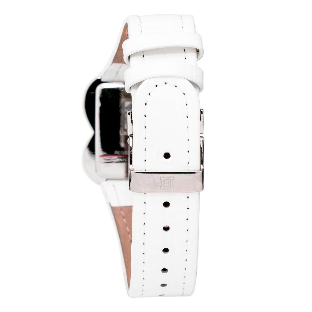 White Leather Dress Watch - ventzia
