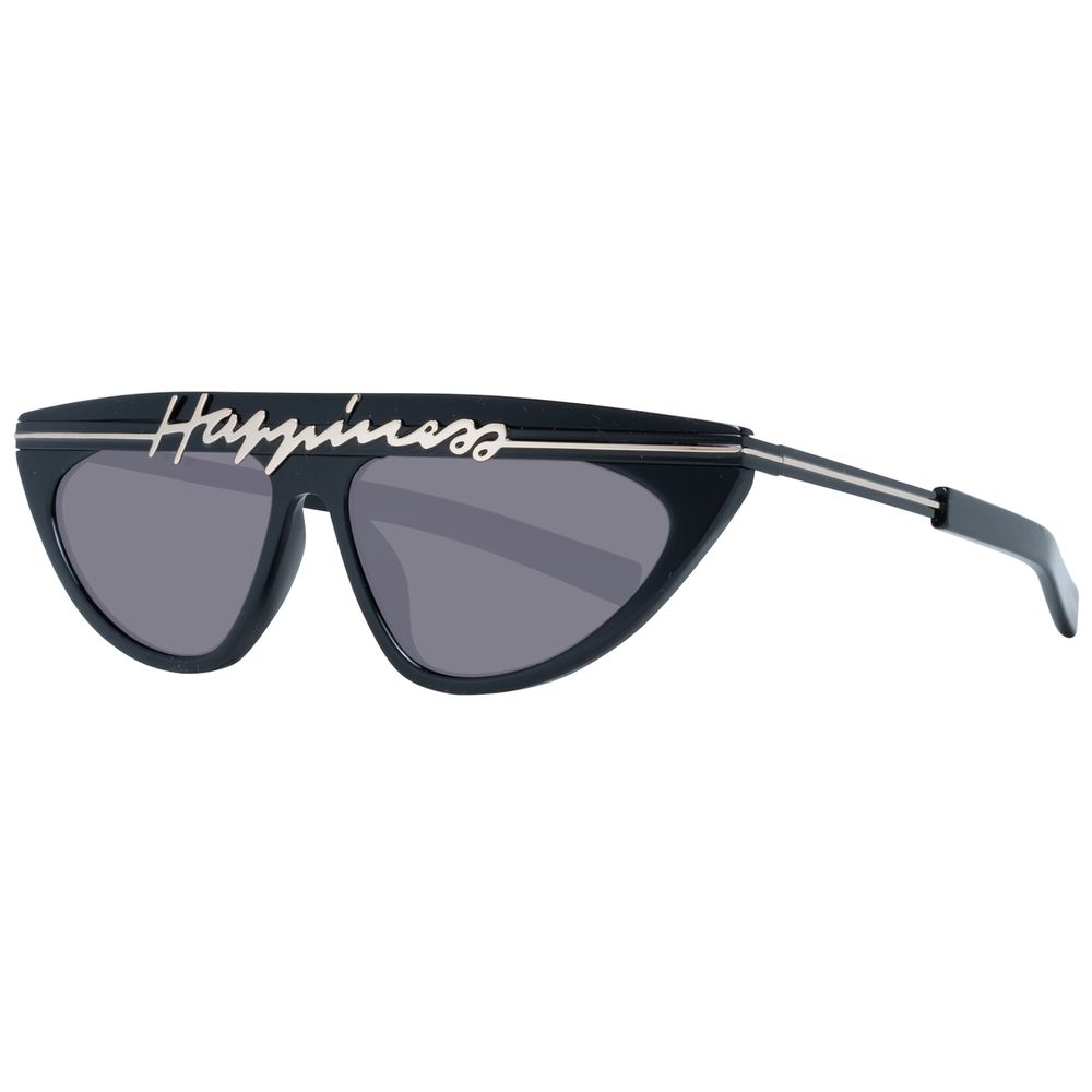 Black Plastic Sunglasses - ventzia