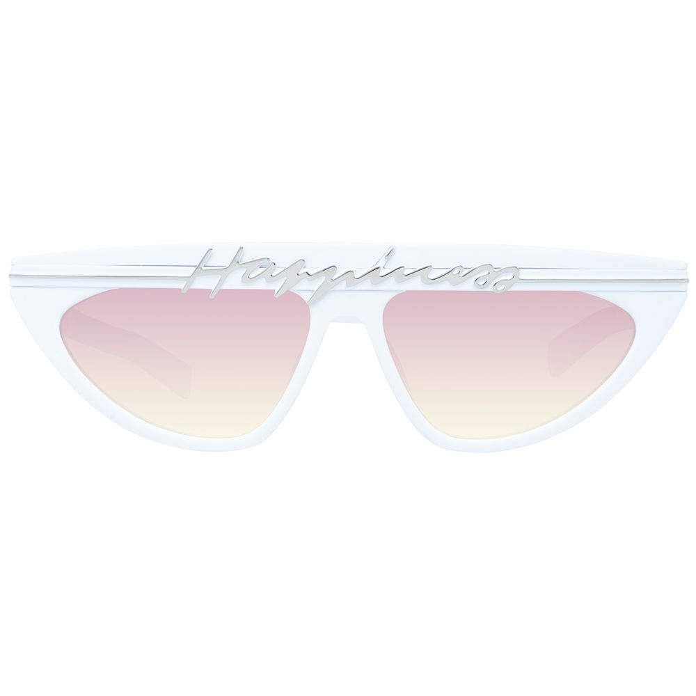White Plastic Sunglasses - ventzia