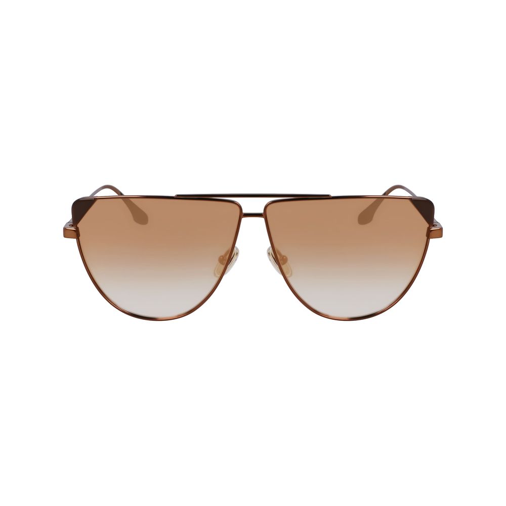 Brown Metal Sunglasses - ventzia