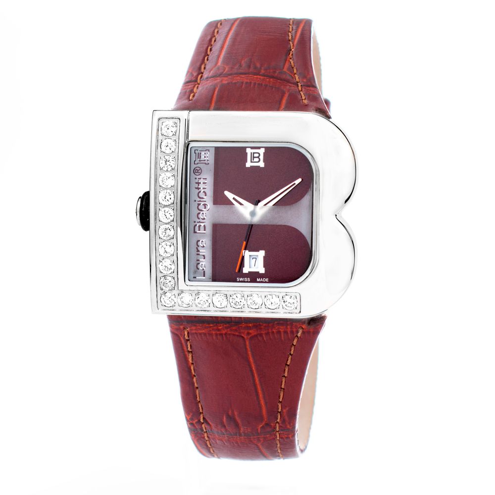 Brown Leather Dress Watch - ventzia
