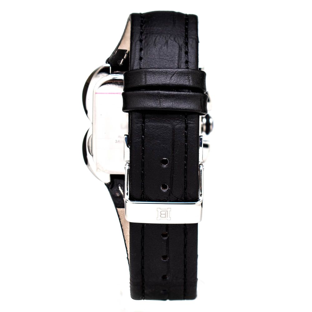 Black Leather Dress Watch - ventzia