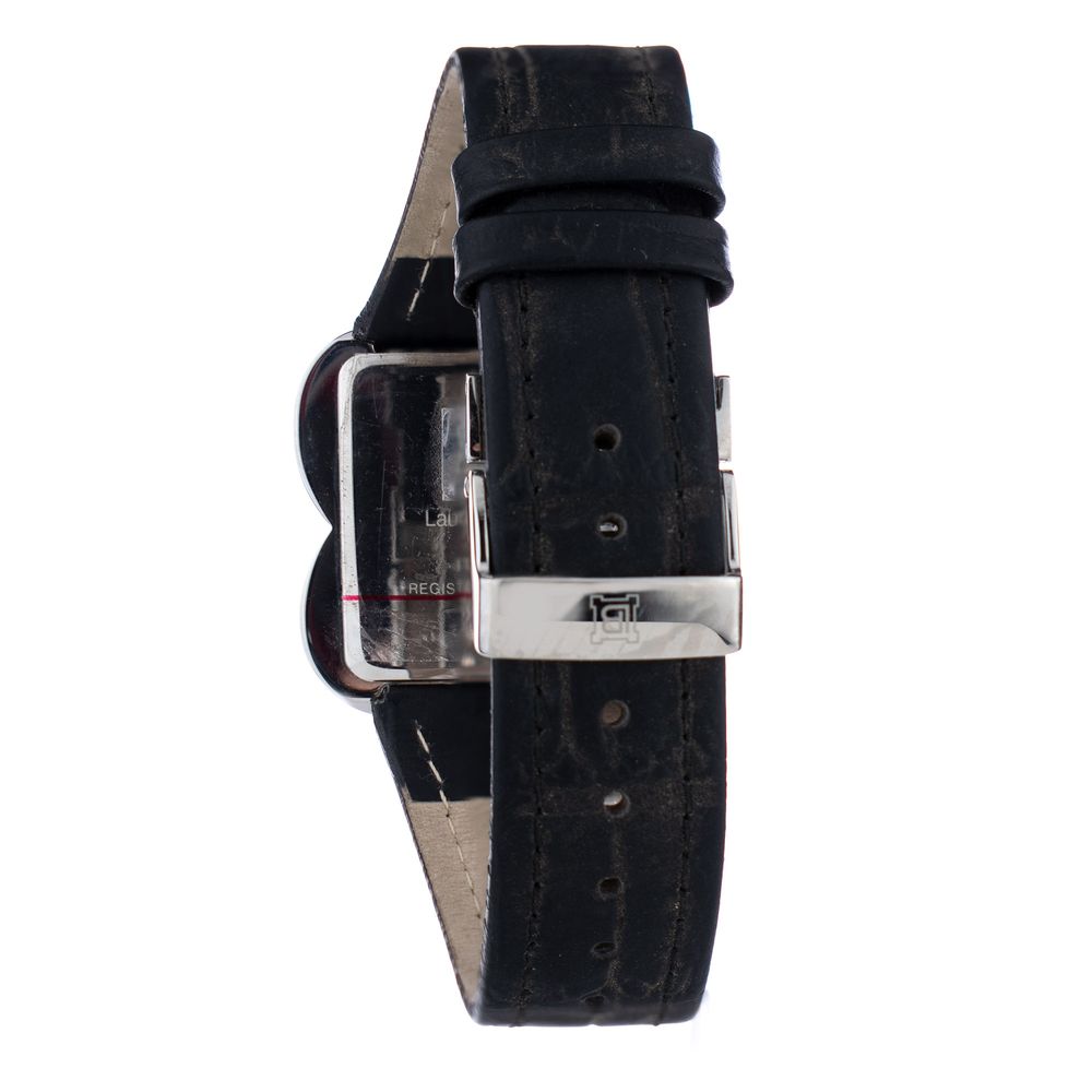 Black Leather Dress Watch - ventzia