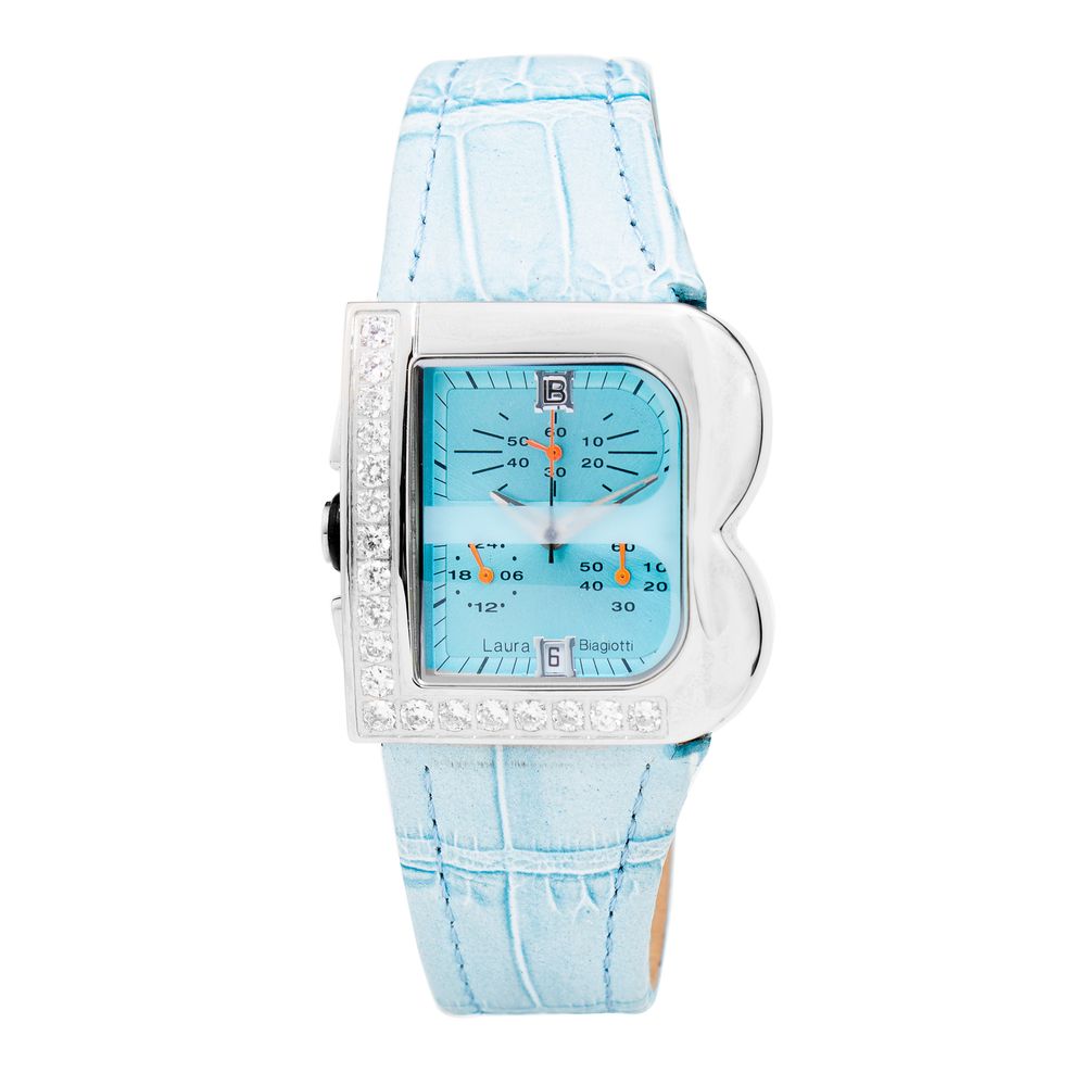 Blue Leather Dress Watch - ventzia