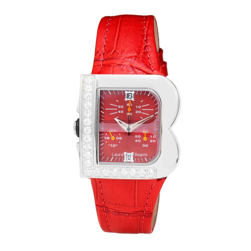 Multicolor Leather Dress Watch - ventzia