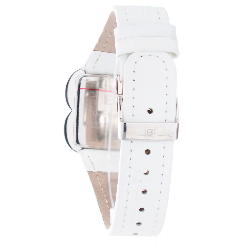 White Leather Dress Watch - ventzia