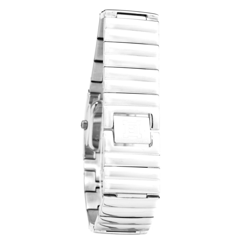 Silver Stainless Steel Dress Watch - ventzia