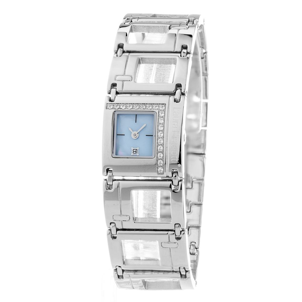 Silver Stainless Steel Dress Watch - ventzia