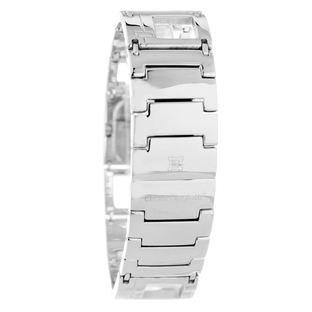 Silver Stainless Steel Dress Watch - ventzia