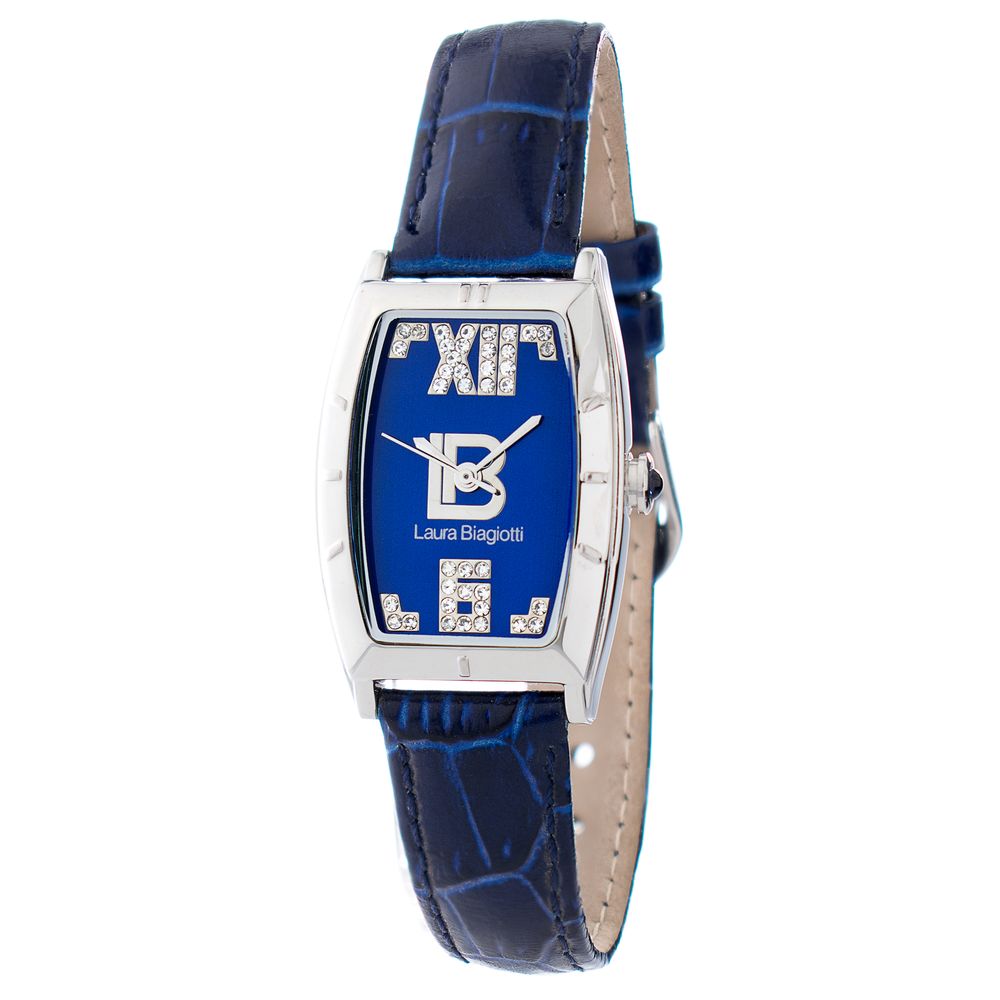 Blue Leather Dress Watch - ventzia