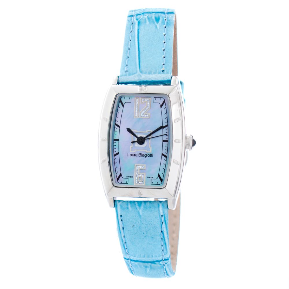 Blue Leather Dress Watch - ventzia