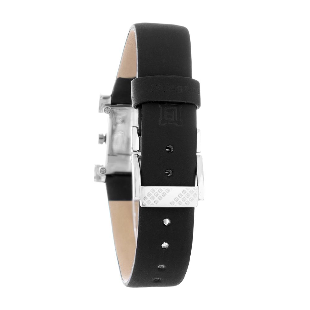 Black Leather Dress Watch - ventzia