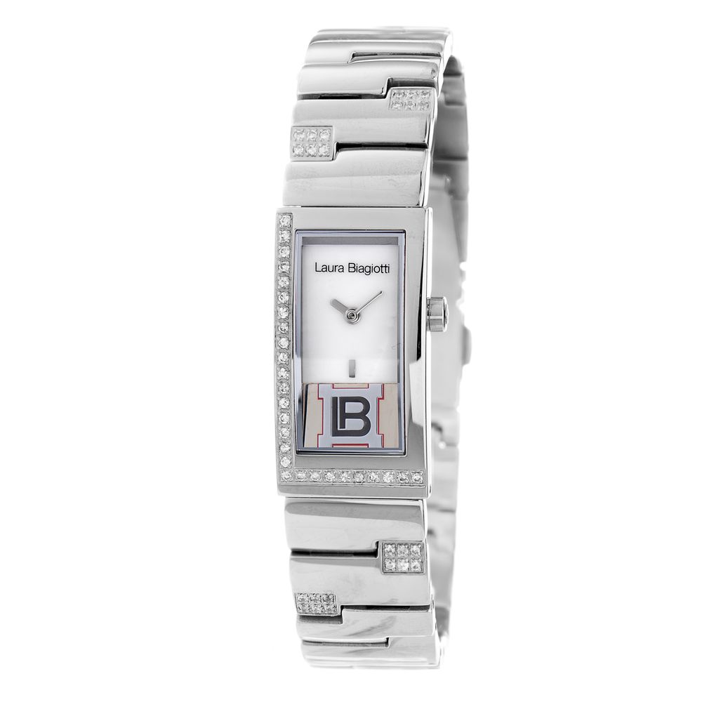 Silver Stainless Steel Dress Watch - ventzia