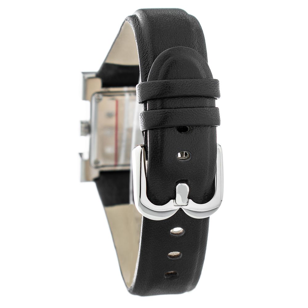 Black Leather Dress Watch - ventzia
