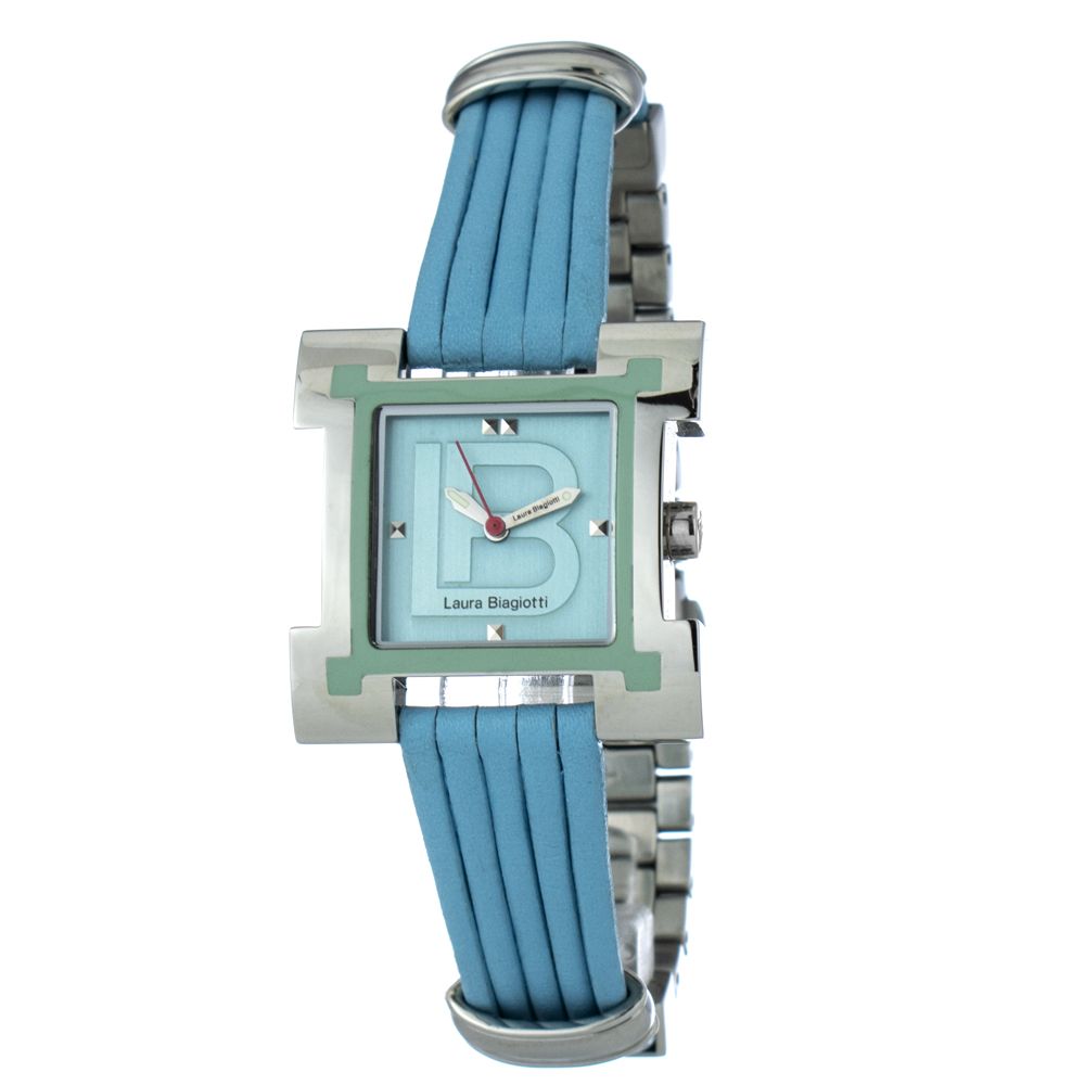 Blue Leather Dress Watch - ventzia