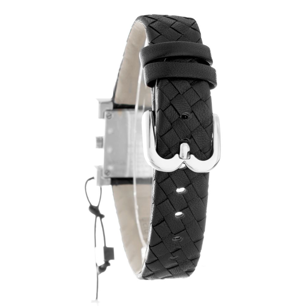 Black Leather Dress Watch - ventzia