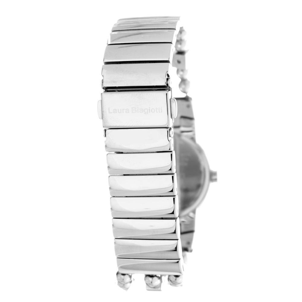 Silver Stainless Steel Dress Watch - ventzia