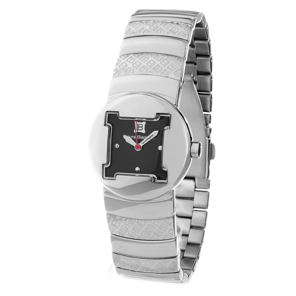 Silver Stainless Steel Dress Watch - ventzia