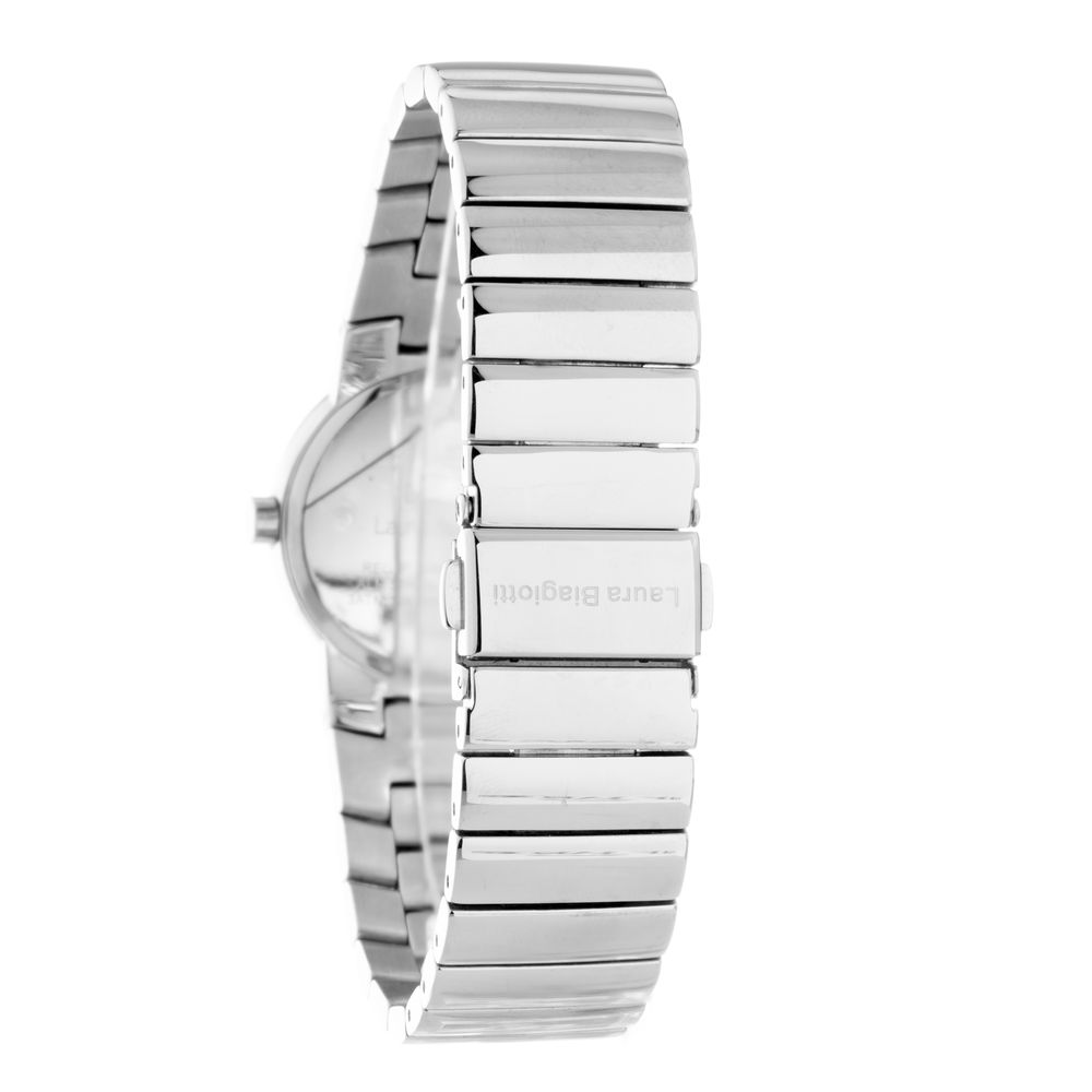 Silver Stainless Steel Dress Watch - ventzia
