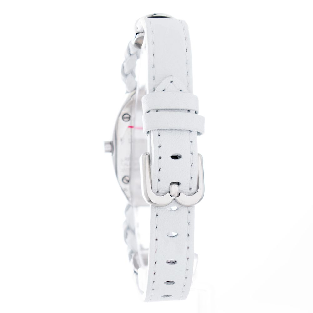 White Leather Dress Watch - ventzia