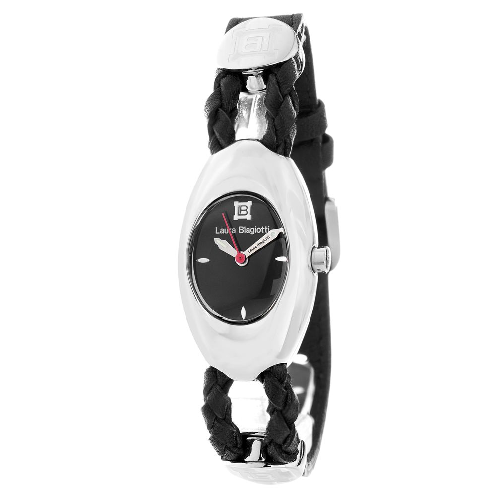 Black Leather Dress Watch - ventzia