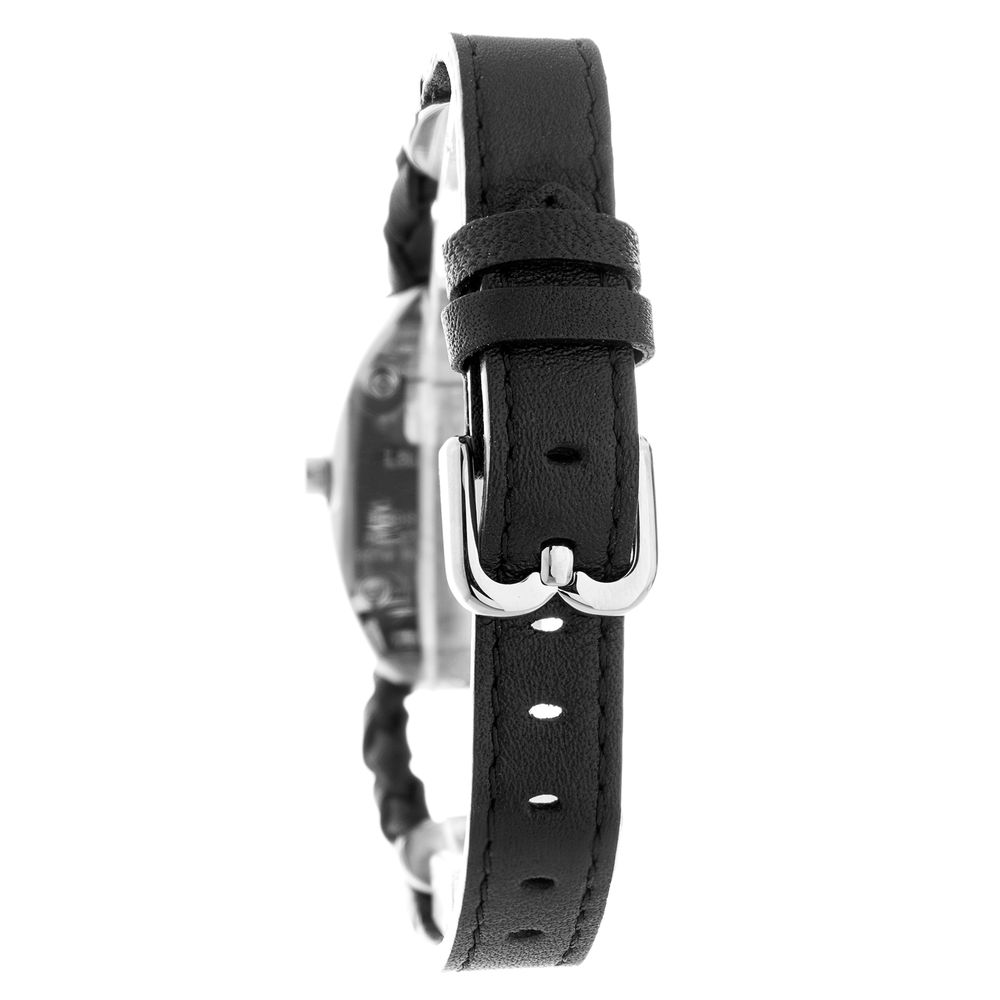Black Leather Dress Watch - ventzia