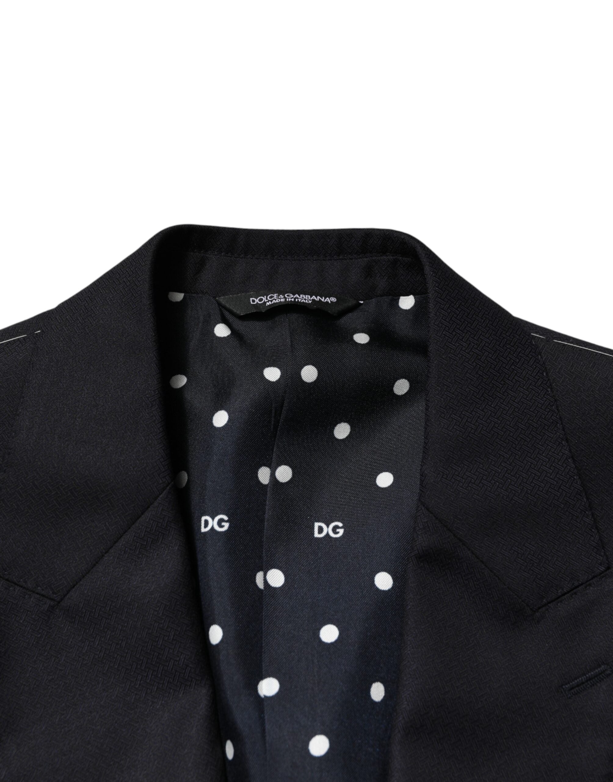 Black Wool Single Breasted Men 2 Piece Suit
