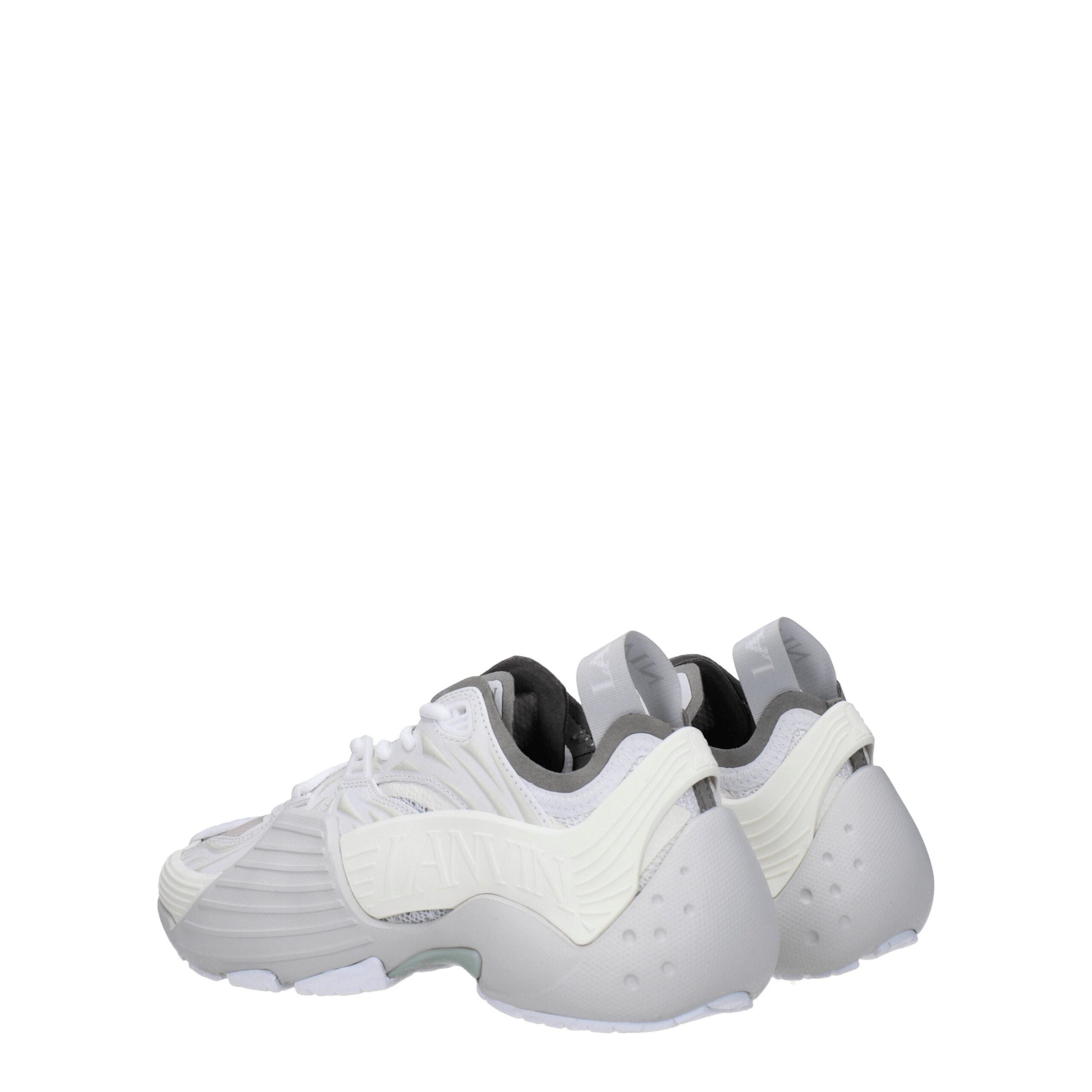 White Leather Athletic Sneakers - ventzia