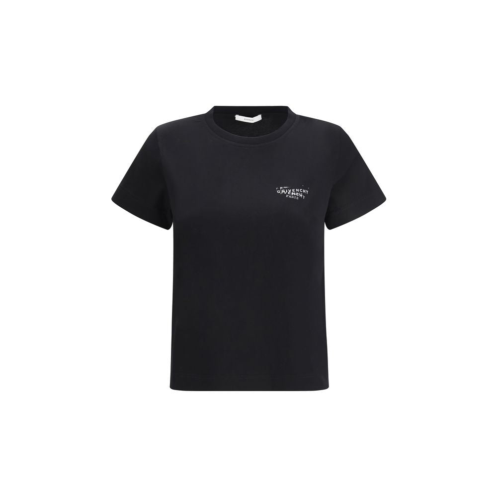 Black Cotton T-Shirt - ventzia