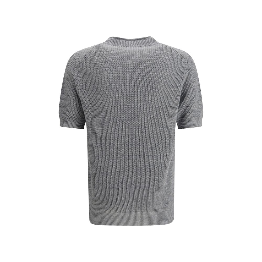 Gray Linen T-Shirt - ventzia