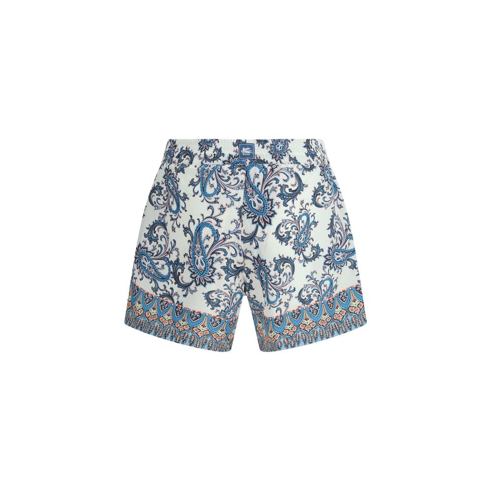 Multicolor Polyester Short And Mini Shorts - ventzia