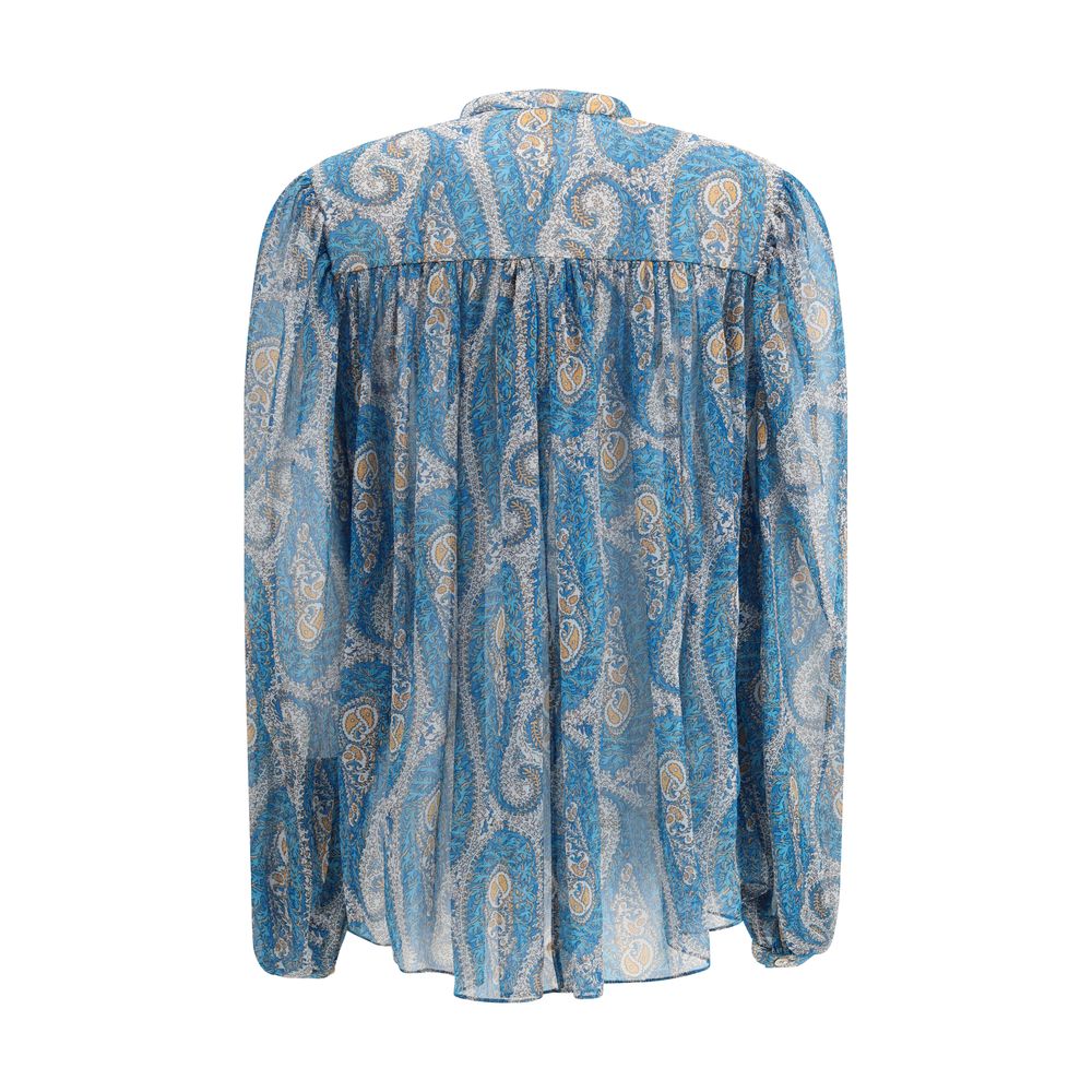 Multicolor Silk Pattern Shirt - ventzia