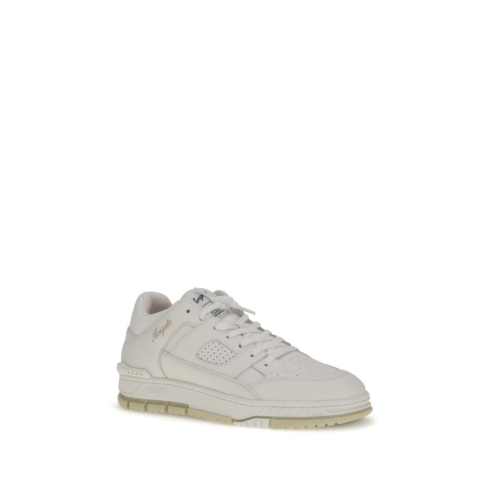 White Calf Leather Bos Taurus Low Top Sneakers