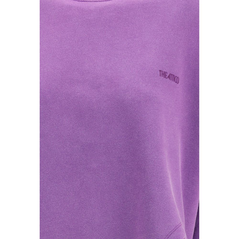 Purple Cotton Sweatshirt
