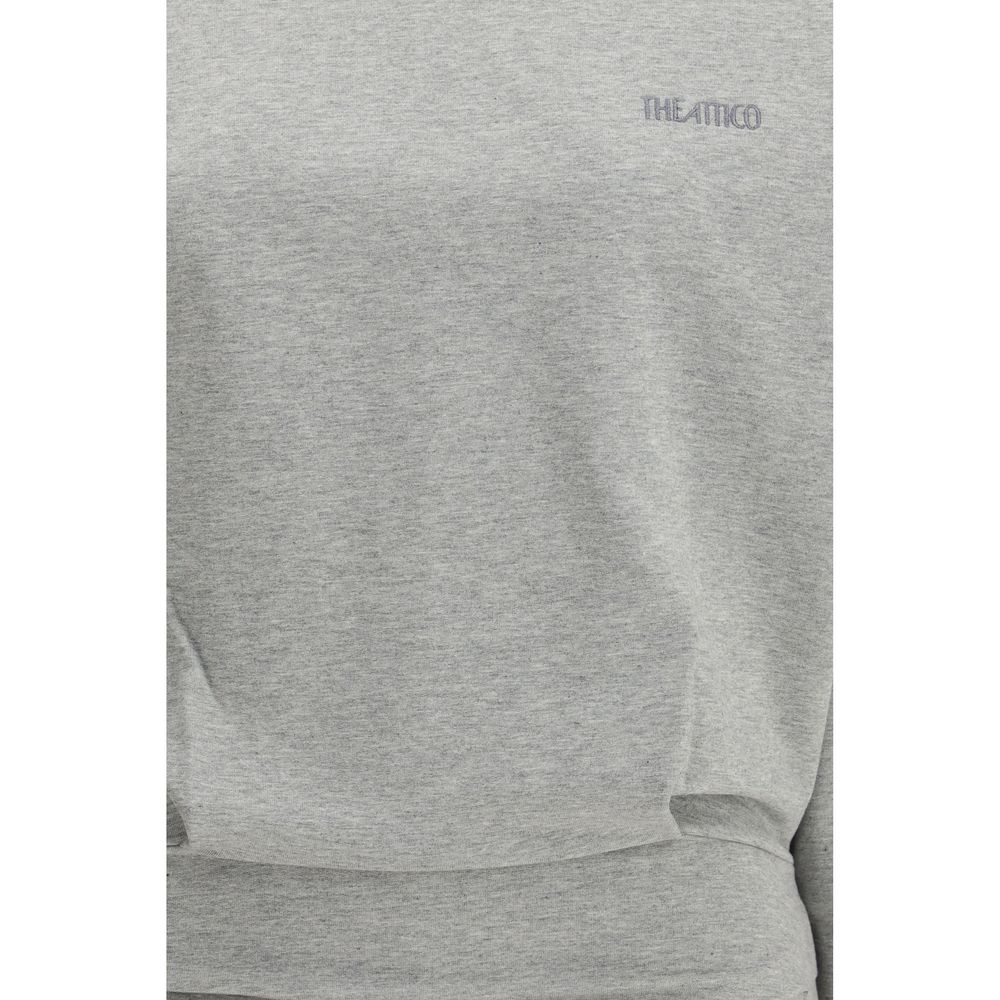 Gray Cotton Casual Dress - ventzia