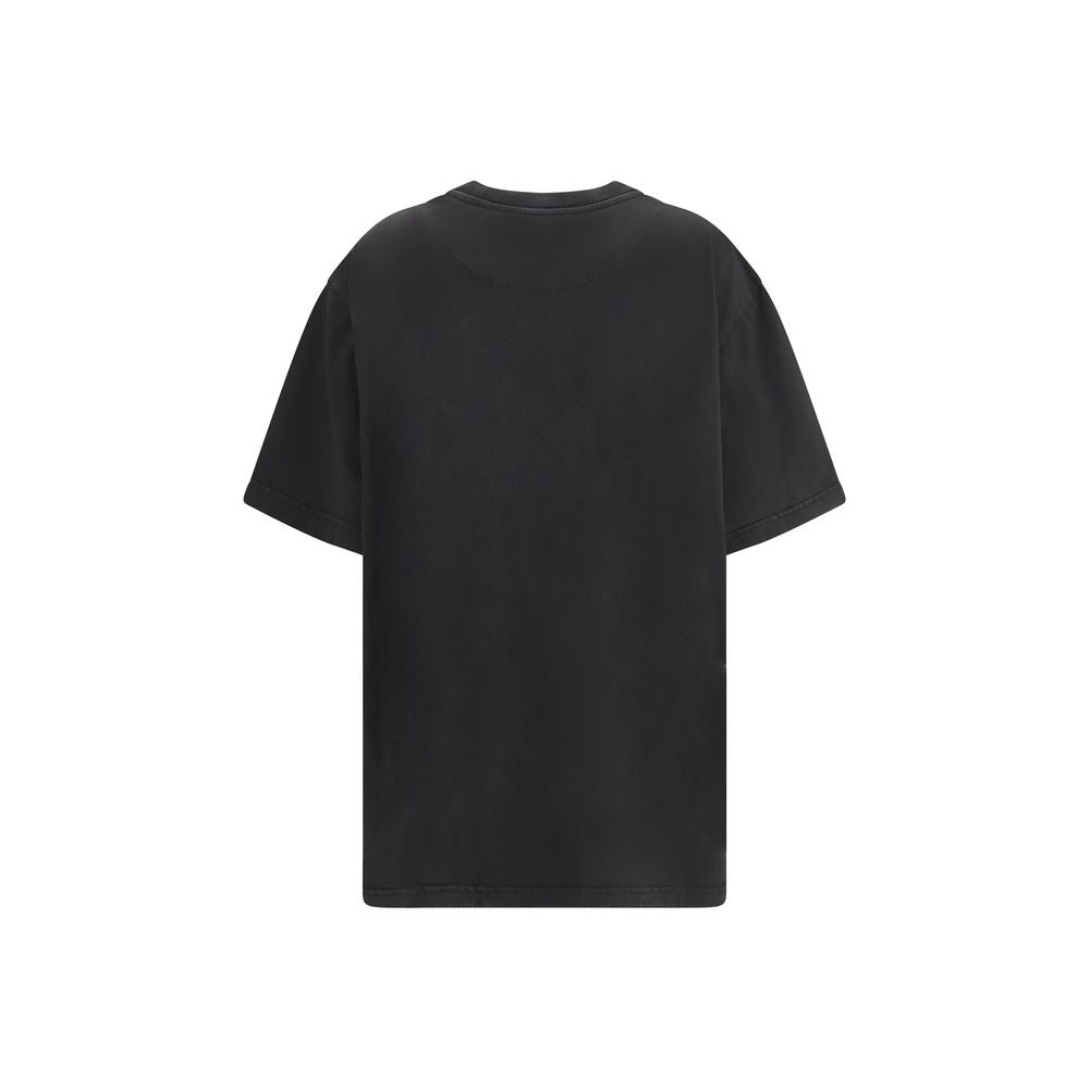 Black Cotton T-Shirt - ventzia