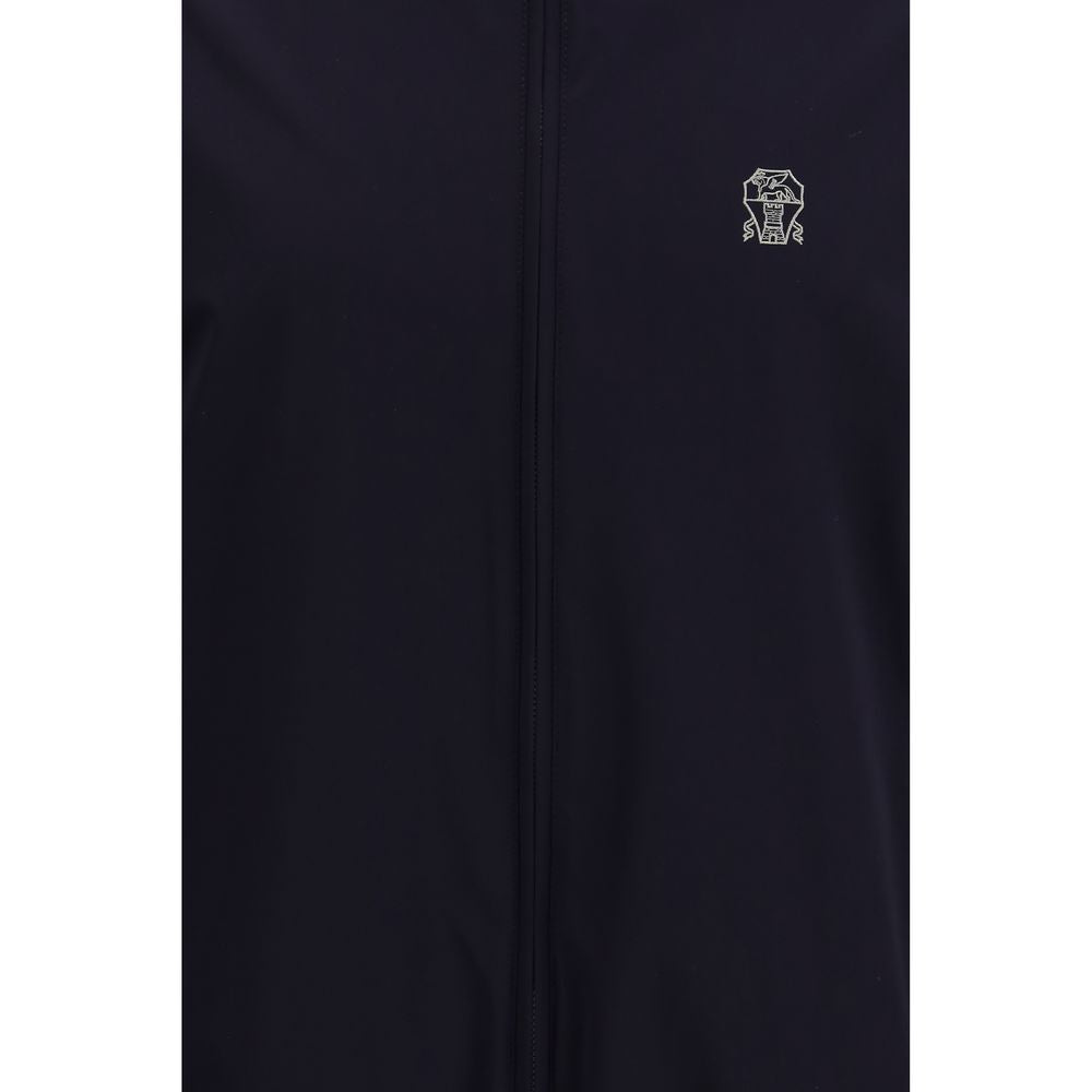 Blue Polyamide Shell Jacket