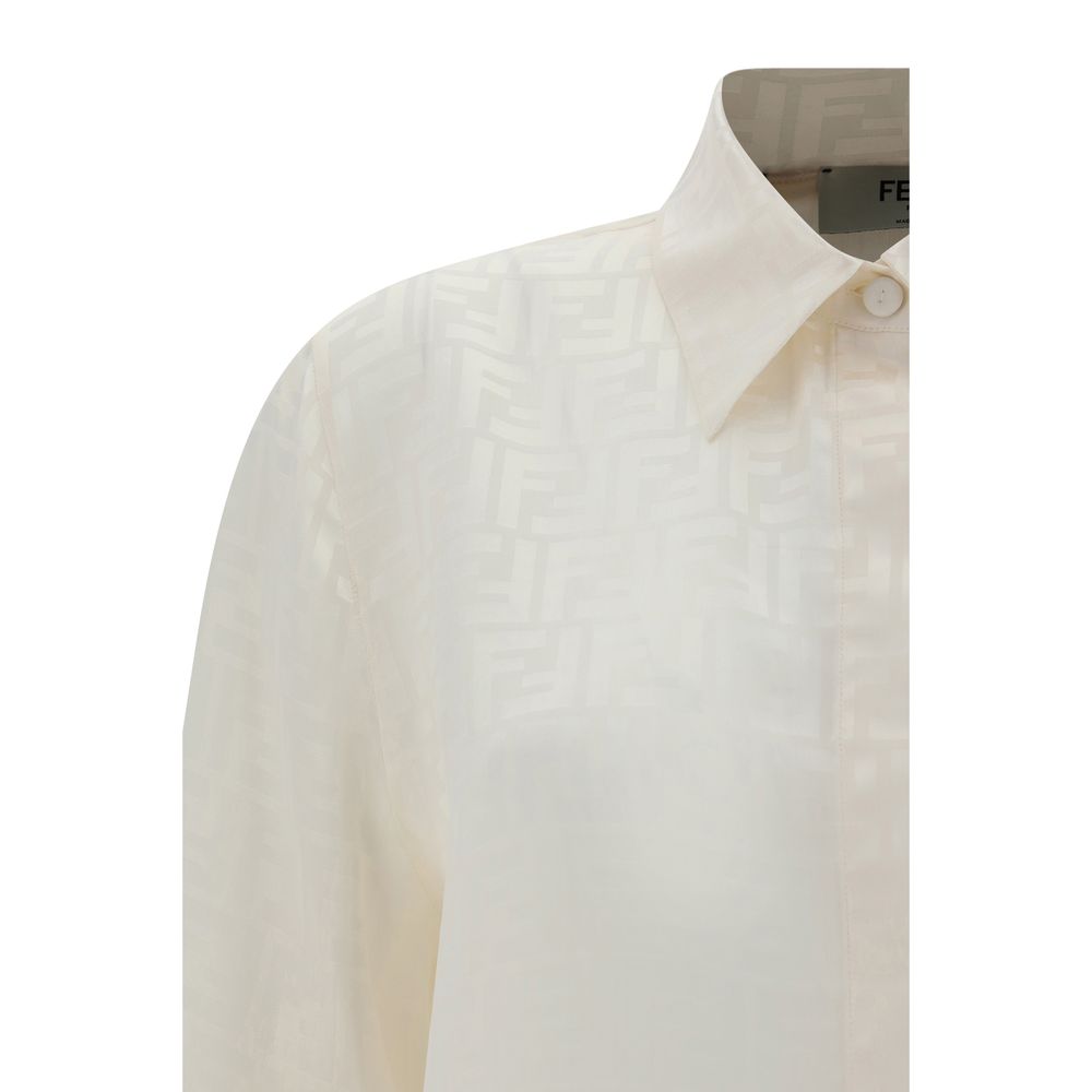 White Silk Shirt