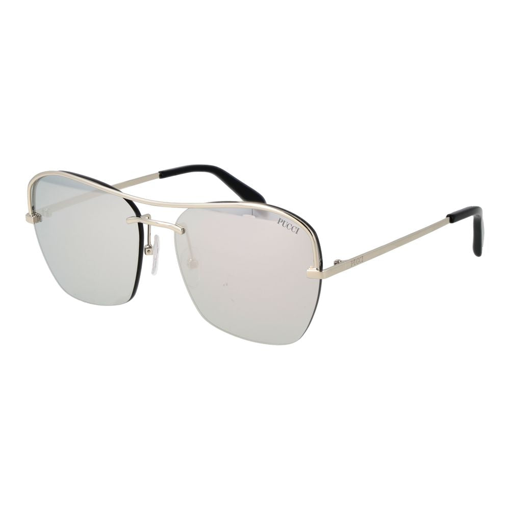 Silver Metal Sunglasses