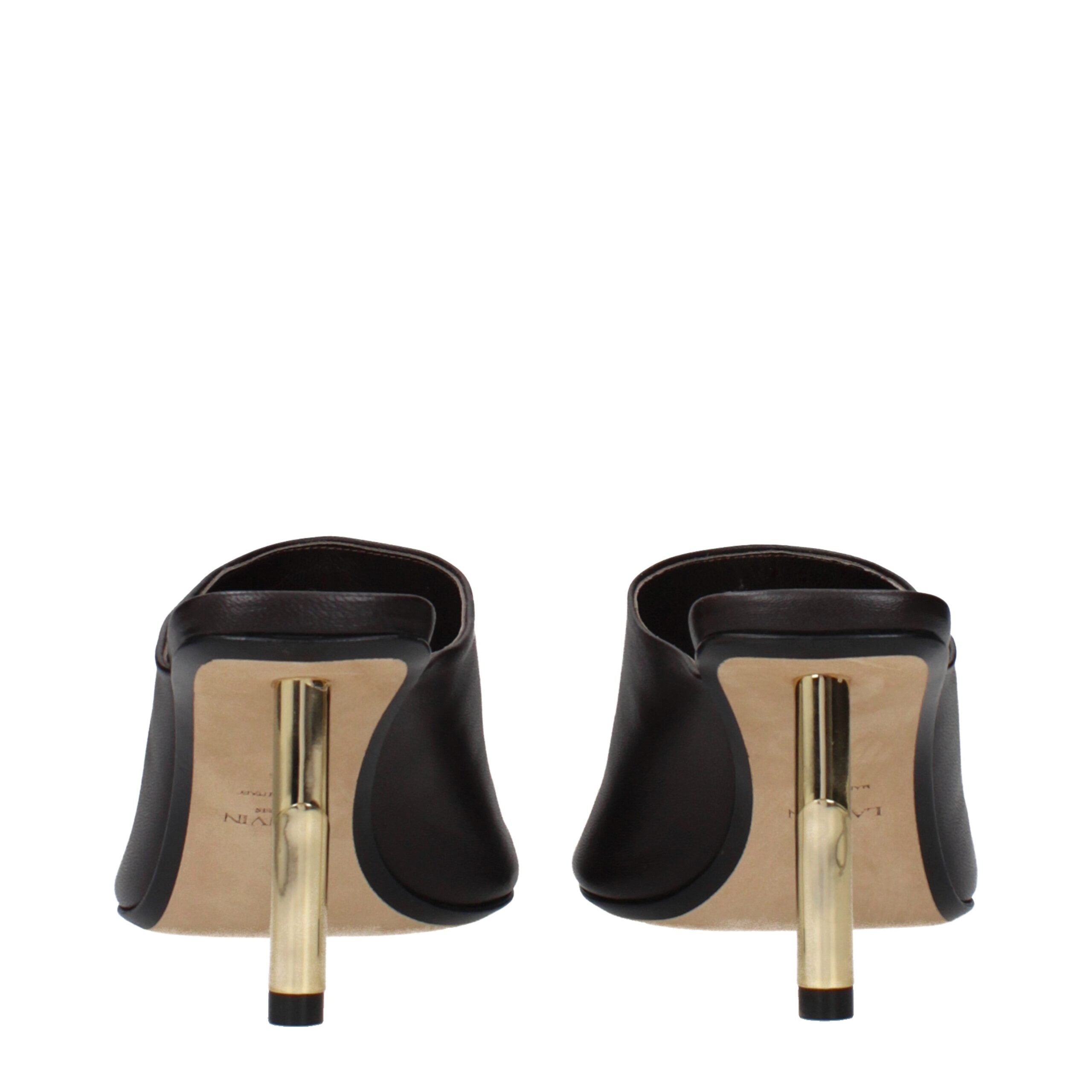 Black Leather High Heel Pumps - ventzia