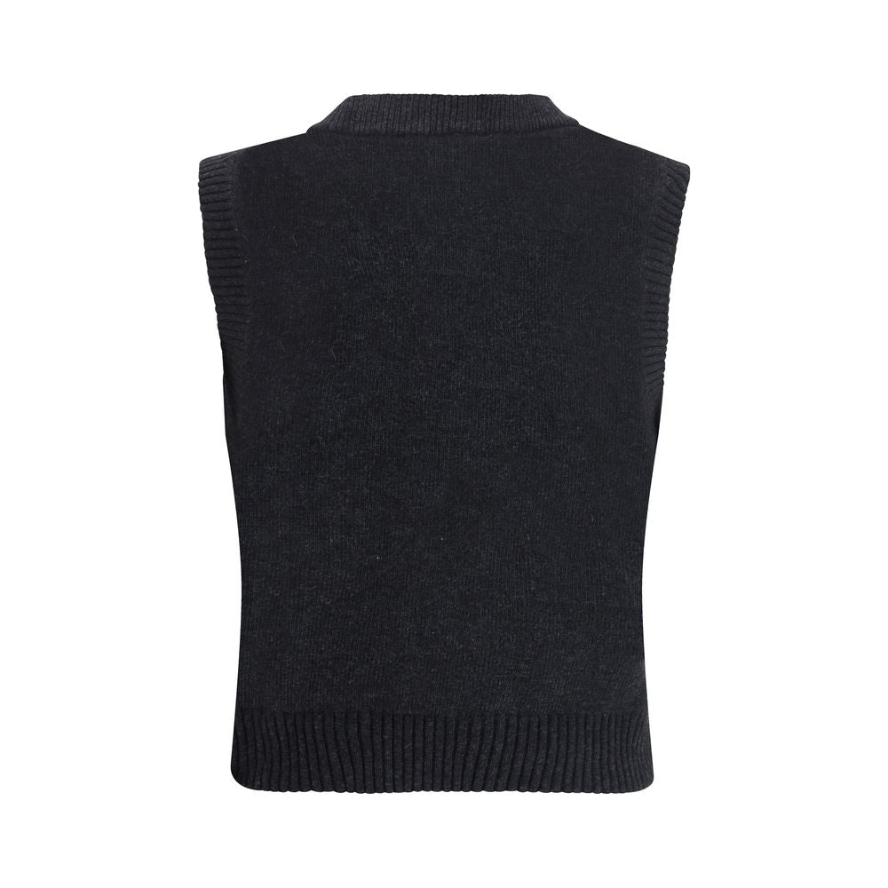 Black Wool Sweatshirt - ventzia