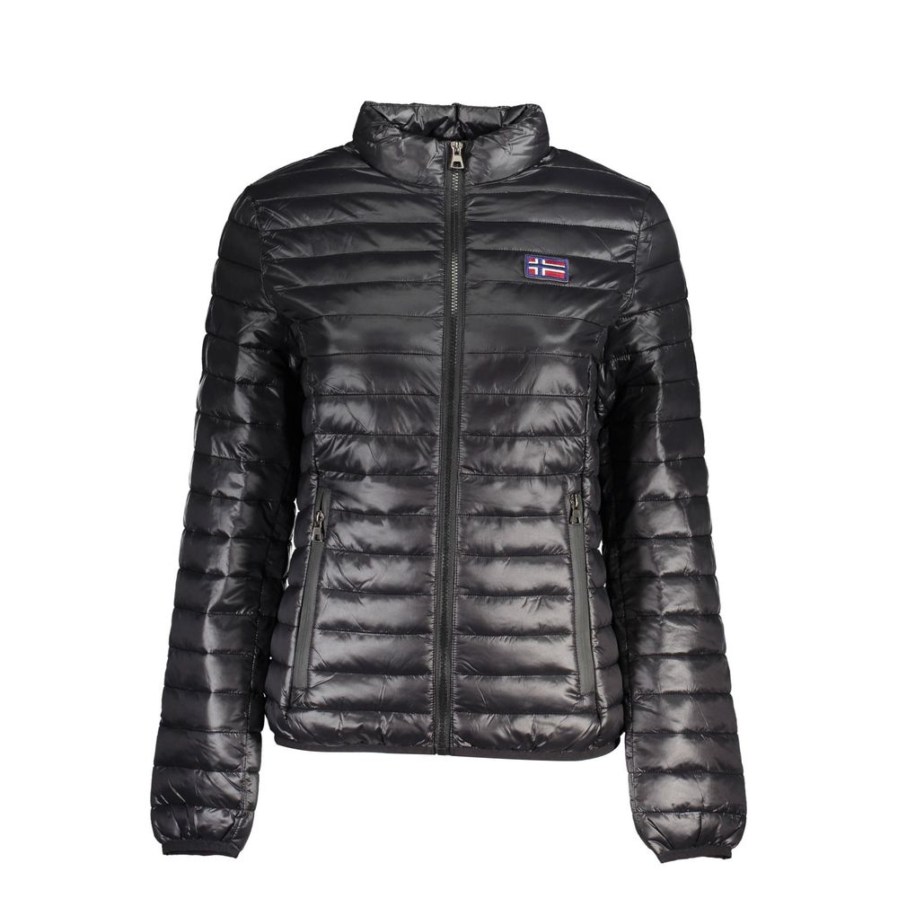 Black Polyamide Women's Jacket - ventzia