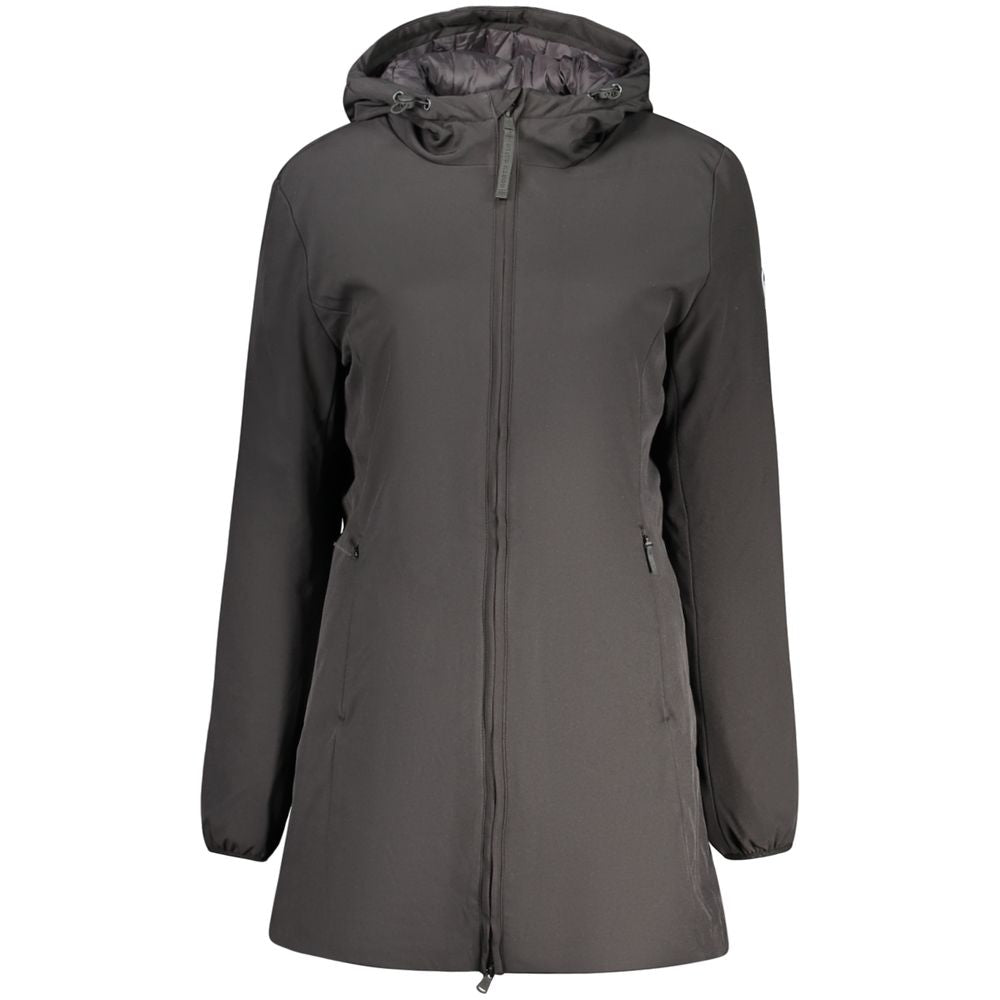 Black Polyester Women's Jacket - ventzia