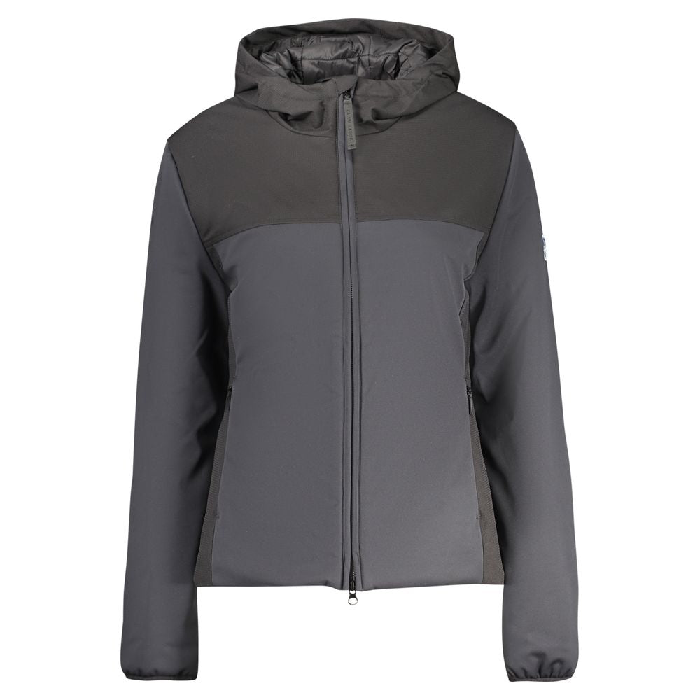 Black Polyester Women Jacket - ventzia