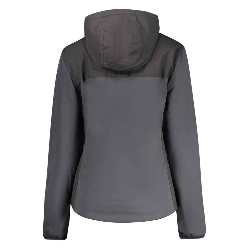 Black Polyester Women Jacket - ventzia