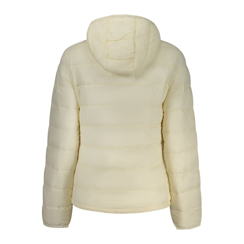 White Polyester Women's Jacket - ventzia